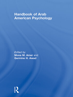 cover image of Handbook of Arab American Psychology